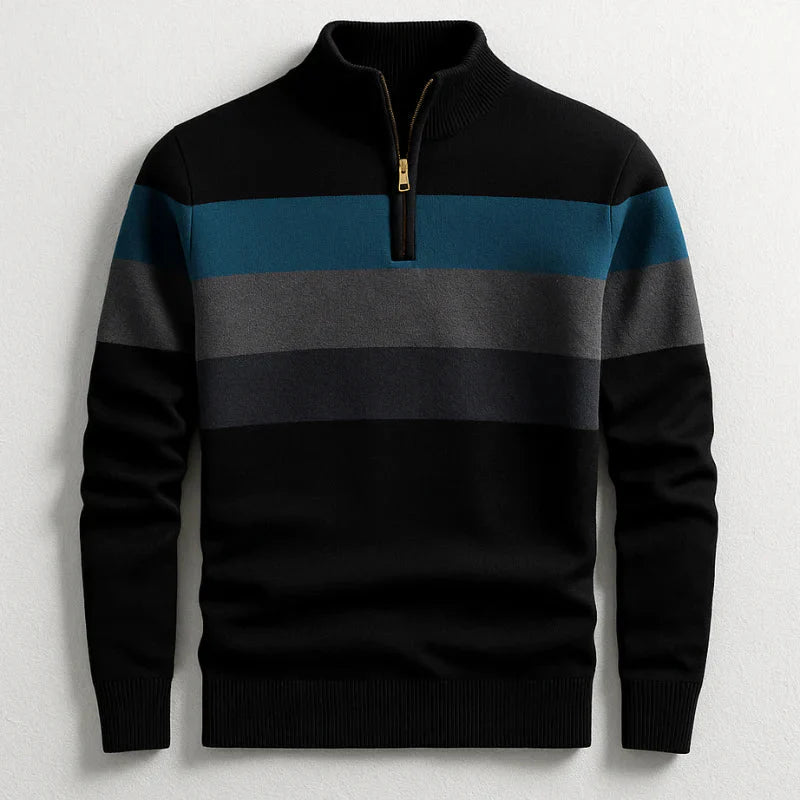 Crimson Gradient Half-Zip