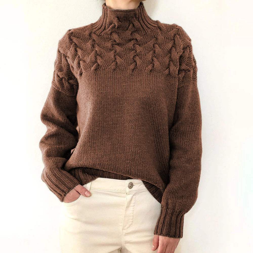 Braided Yoke Knit Jumper