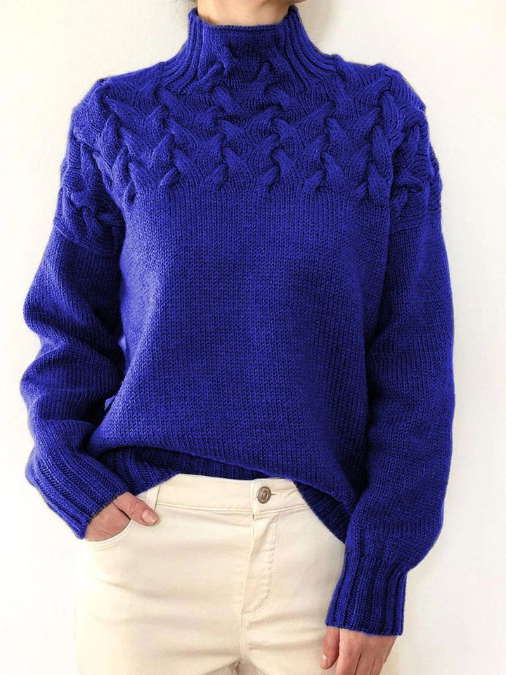 Braided Yoke Knit Jumper
