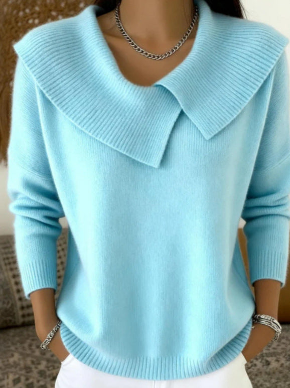 Soft Elegance Collared Knit
